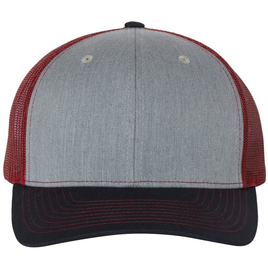 Heather Grey/ Cardinal/ Navy